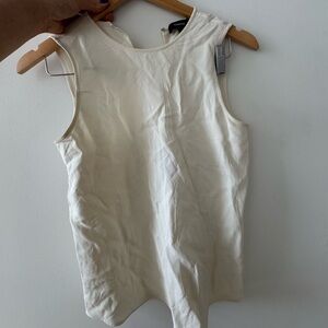 Theory cream shell top